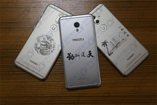 氧化鋁打黑專(zhuān)用激光打標(biāo)機(jī)樣品